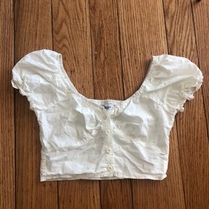 White Princess Polly top